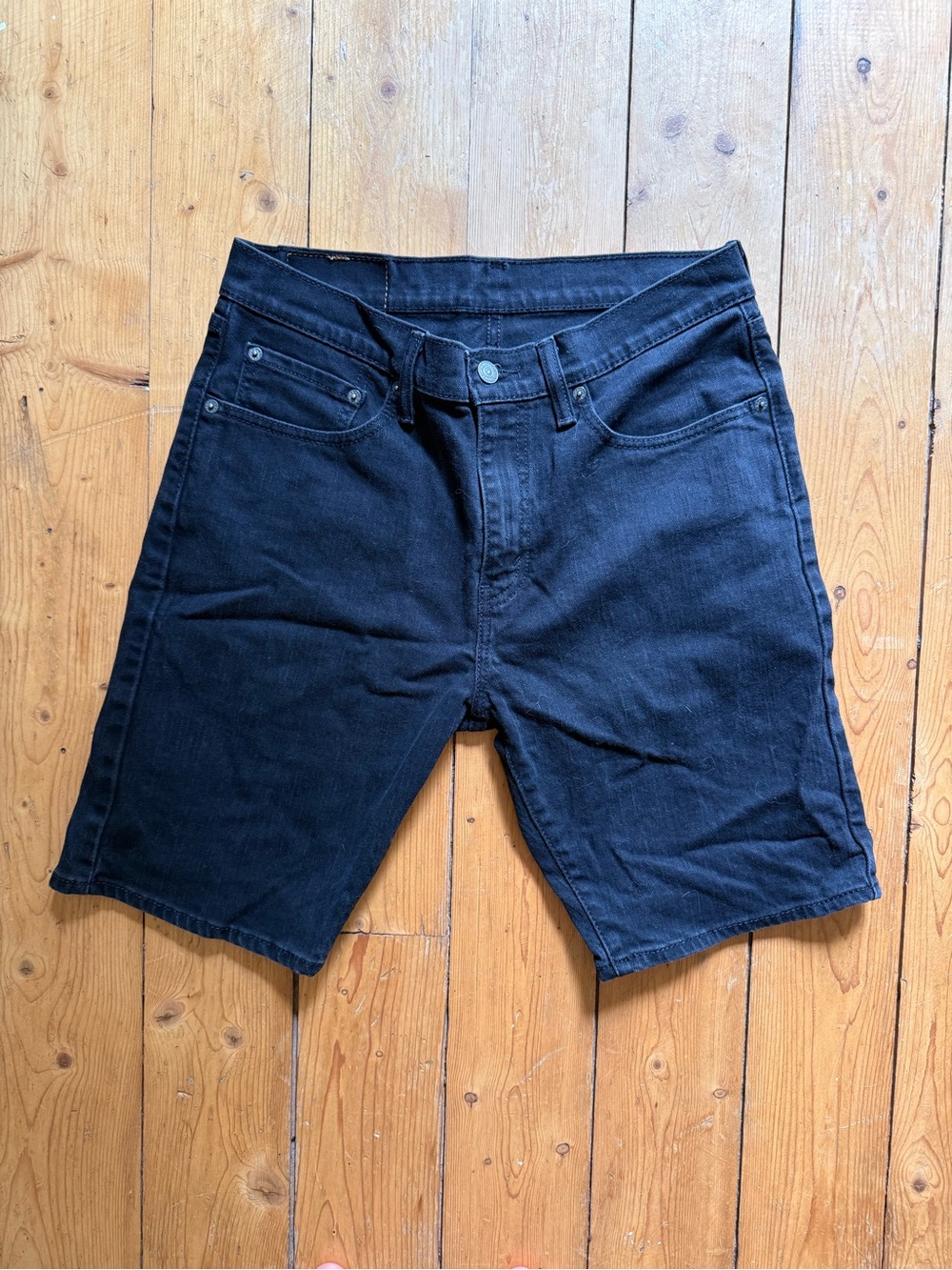 Levi’s Black Denim Shorts 501